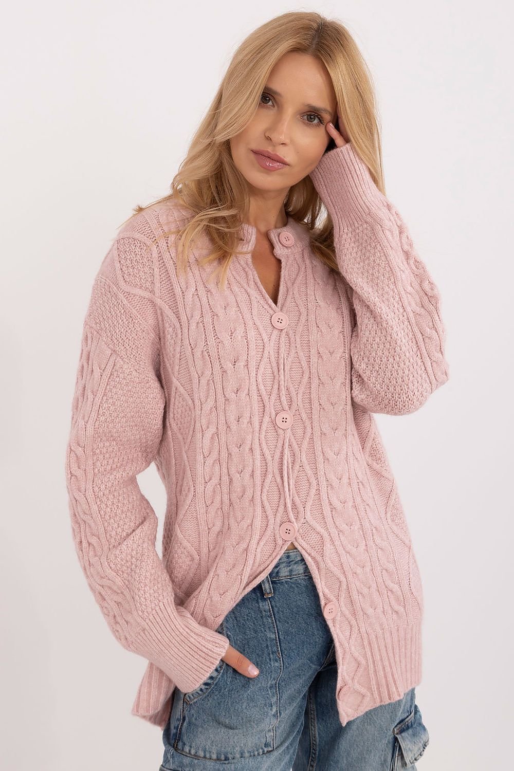 Button-up Casual Sweater