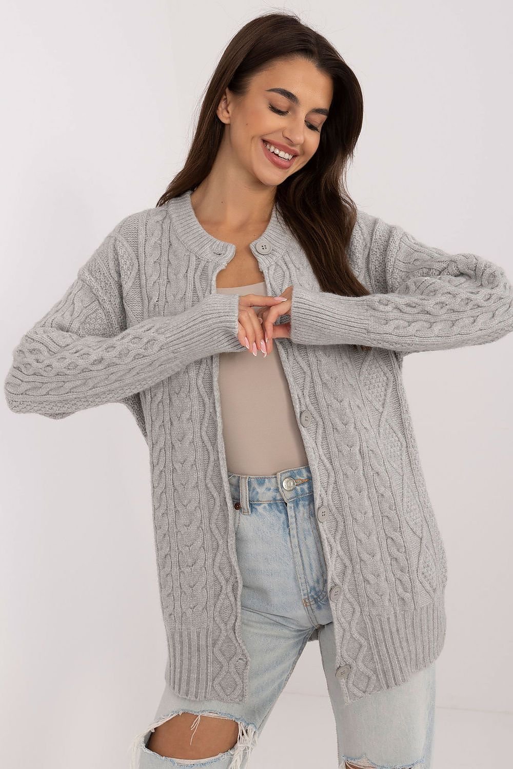 Button-up Casual Sweater