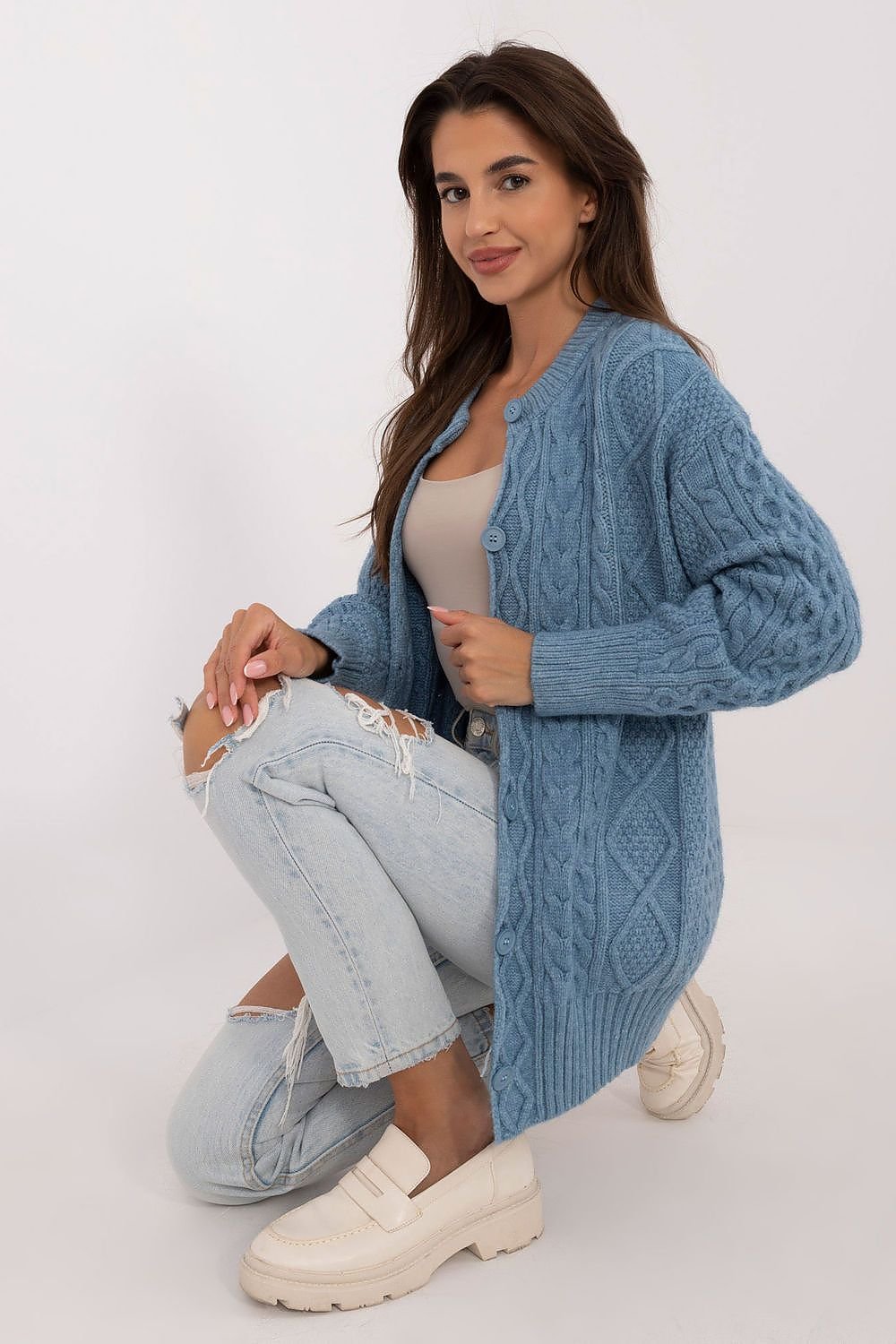 Button-up Casual Sweater