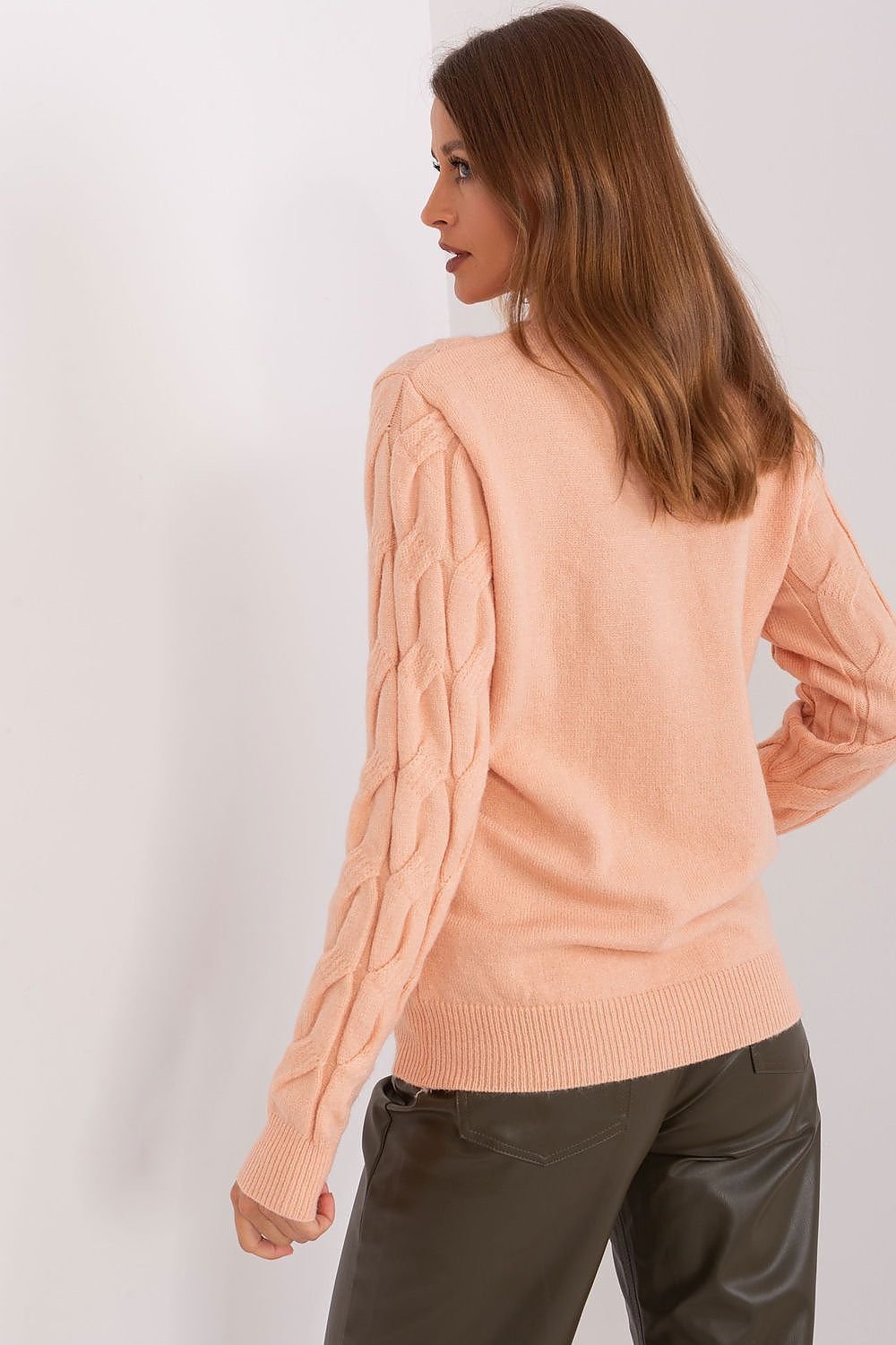 Long-Sleeve Textured Turtleneck Sweater