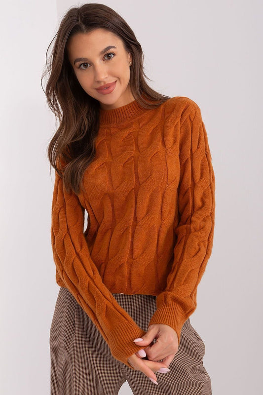 Long-Sleeve Textured Turtleneck Sweater