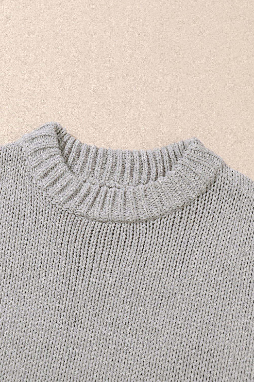 Round Neck Long Sleeve Sweater